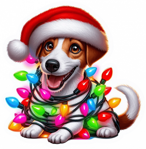 Navidad Enredada Jack Russell 08