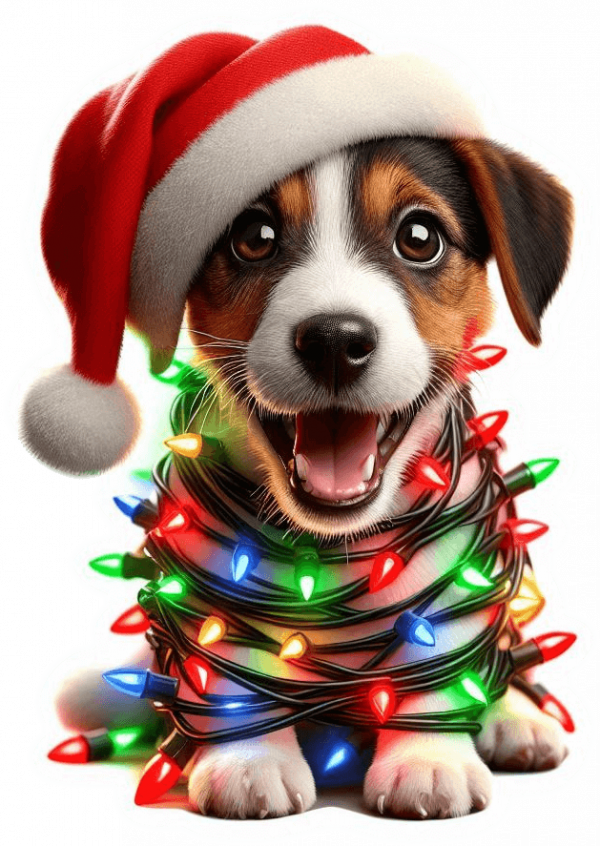 Navidad Enredada Jack Russell 10