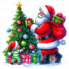 Navidad Santa Y Niño 02