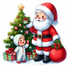 Navidad Santa Y Niño 04