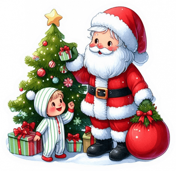 Navidad Santa Y Niño 04