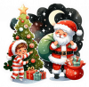 Navidad Santa Y Niño 05