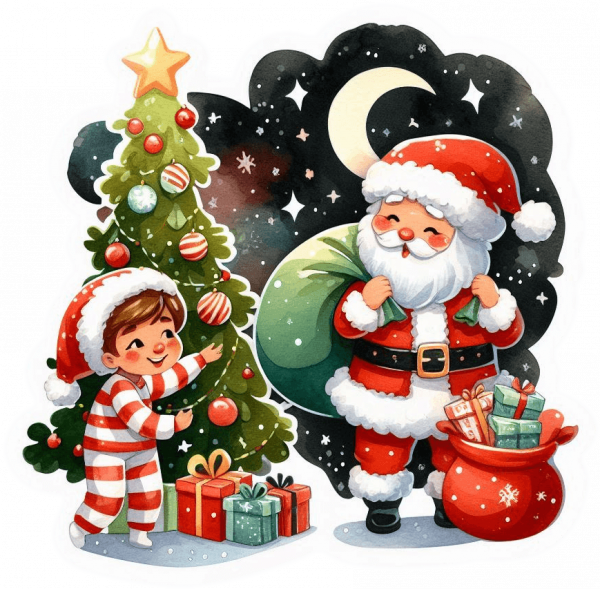 Navidad Santa Y Niño 05