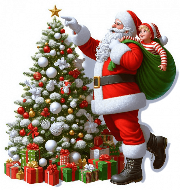 Navidad Santa Y Niño 10