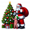Navidad Santa Y Niño 14