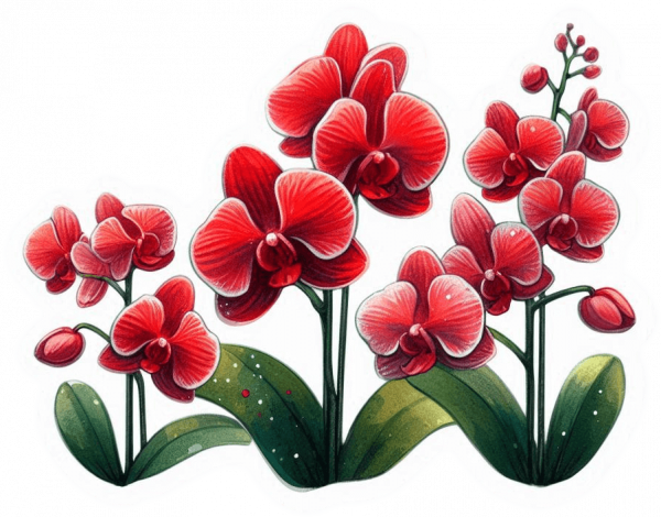 Orquideas Rojas 04
