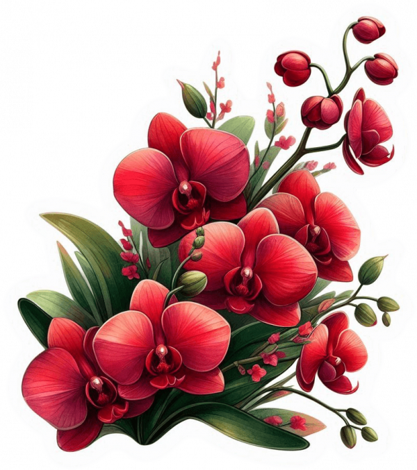 Orquideas Rojas 07