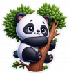 Osito Panda En Arbol 02