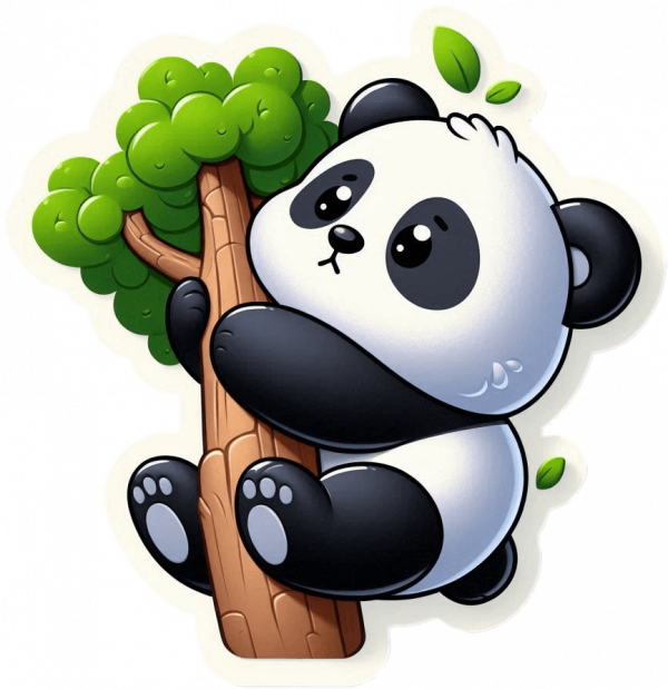 Osito Panda En Arbol 03
