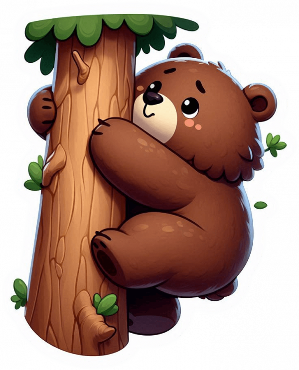 Osito Pardo En Arbol 03