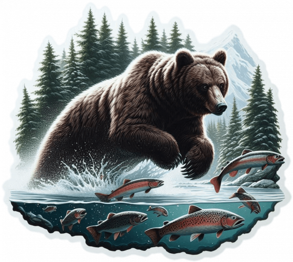 Oso Pardo A La Caza02