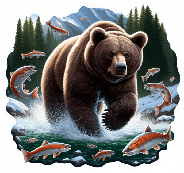 Oso Pardo A La Caza03