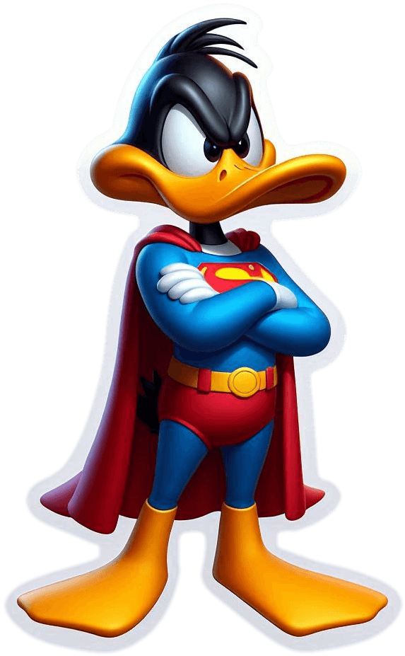 Pato Lucas De Superman 04
