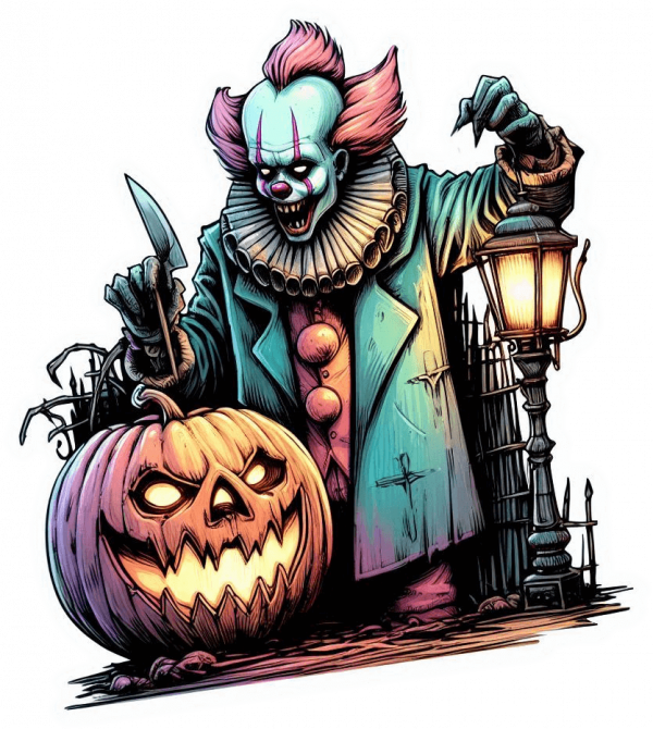 Payaso Terrorifico Gotico 01