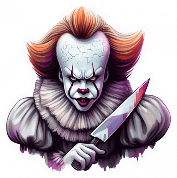 Pennywise Terrorifica En Acuarela Gaouche 02