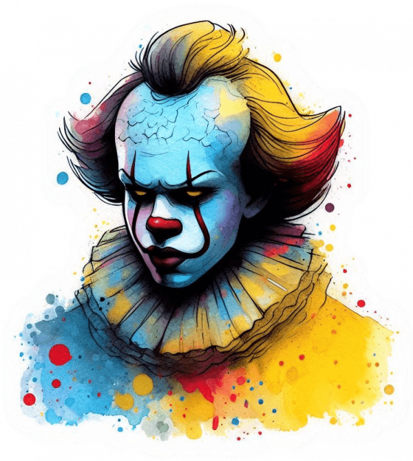Pennywiseacuarela05