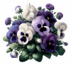 Pensamientos Blancos Y Violetas 03