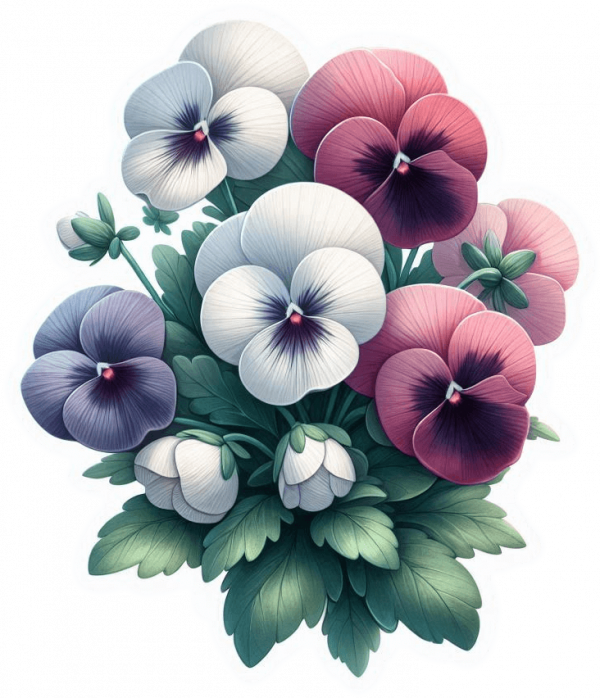 Pensamientos Blancos Y Violetas 10