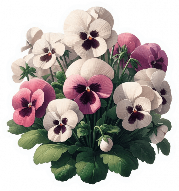 Pensamientos Blancos Y Violetas 11