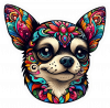 Perro Chihuahua Colorido 04