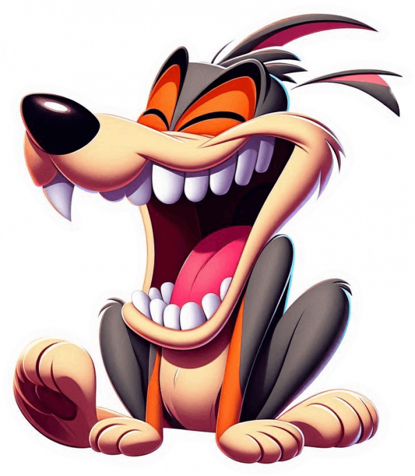 Perro Riendose 04