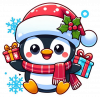 Pinguino De Navidad 11