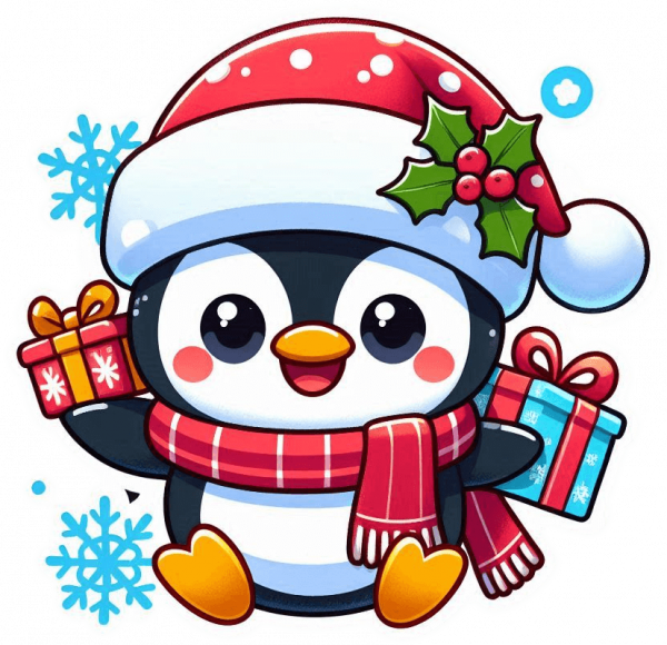 Pinguino De Navidad 11