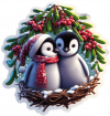 Pinguinos De Navidad 06