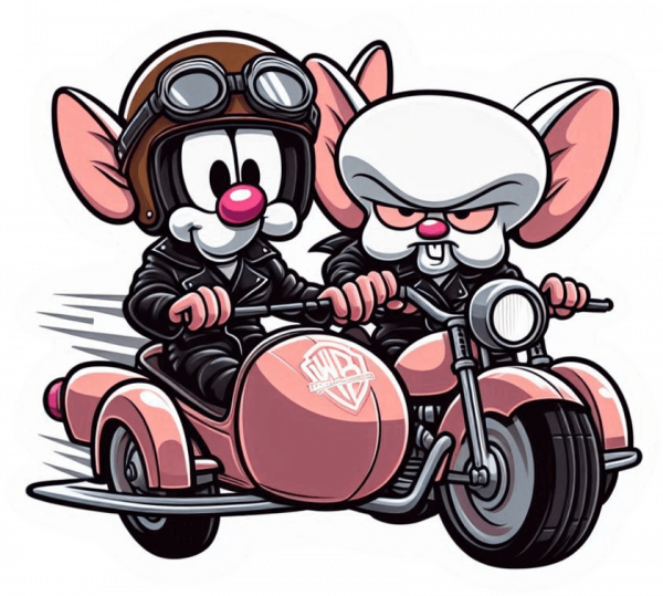 Pinky Y Cerebro Motorizados 05