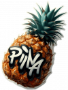 Piña En Grafitti 01