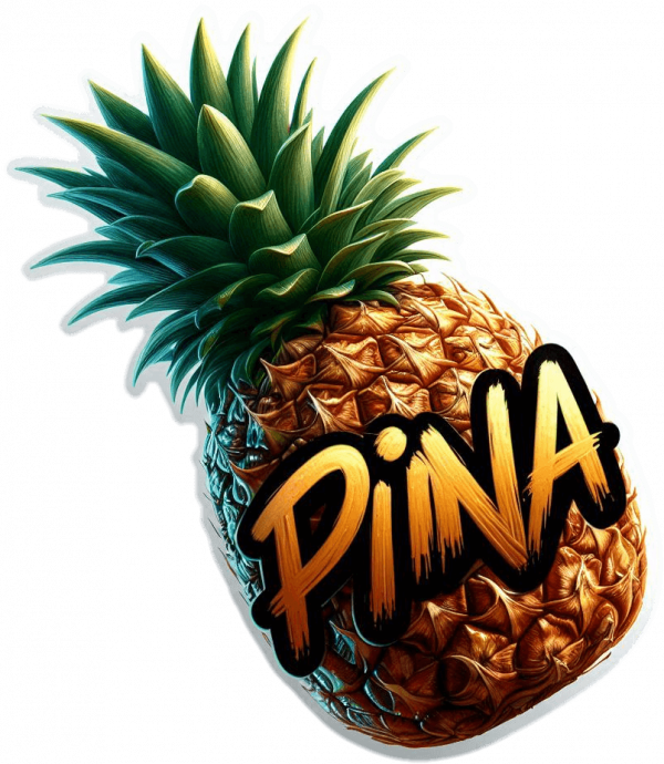 Piña En Grafitti 05