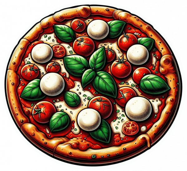 Pizza Margarita Italiana 03