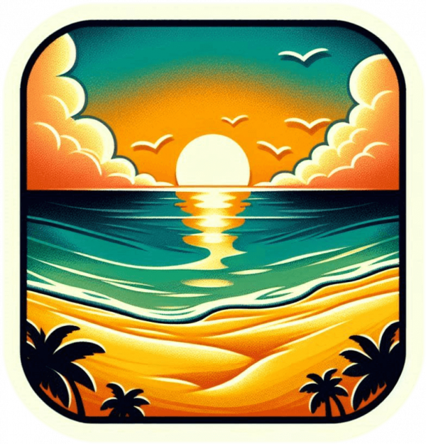 Playa Atardecer 01