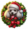 Poodle De Corona Navidad 02