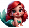 Princesa Ariel Bebe 02