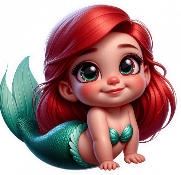 Princesa Ariel Bebe 02