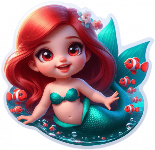 Princesa Ariel Bebe 04