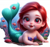 Princesa Ariel Bebe 05