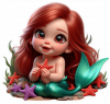 Princesa Ariel Bebe 07