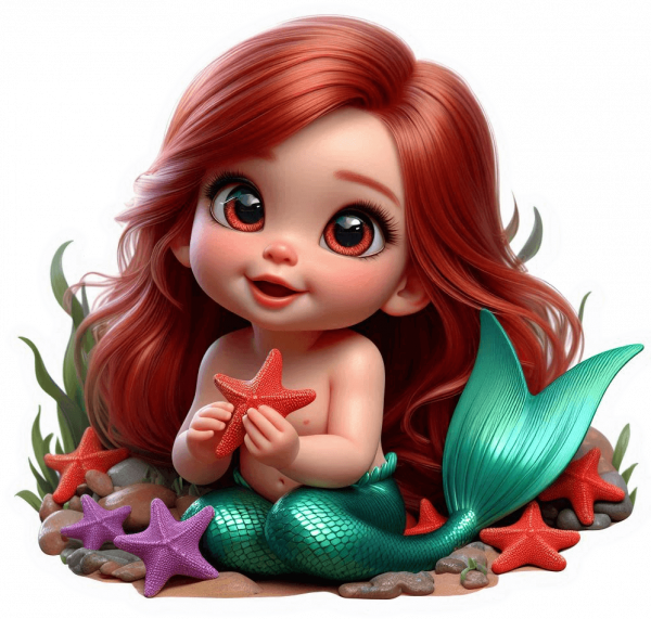 Princesa Ariel Bebe 07