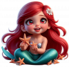 Princesa Ariel Bebe 08