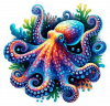 Pulpo De Anillos Azules 01