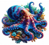 Pulpo De Anillos Azules 03