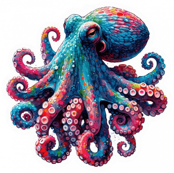 Pulpo De Anillos Azules 04