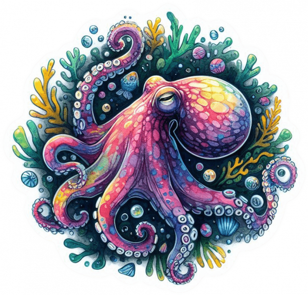 Pulpo De Dos Manchas De California 02