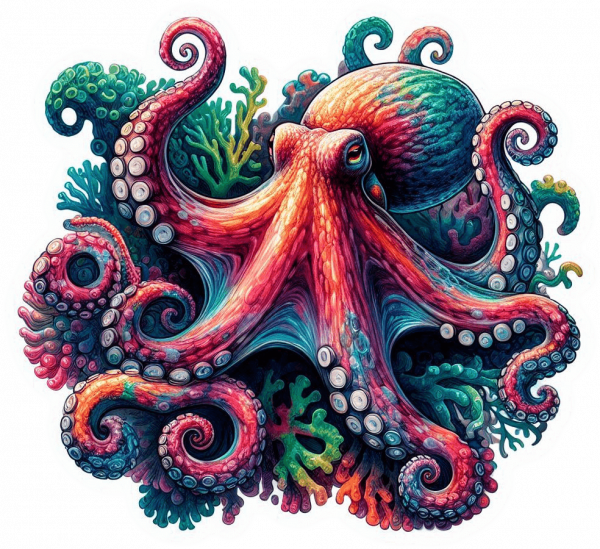 Pulpo Gigante Del Pacífico 02