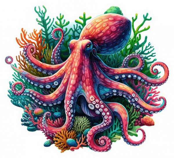 Pulpo Gigante Del Pacífico 03