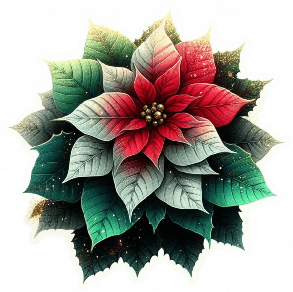 Ramo De Poinsettias 04
