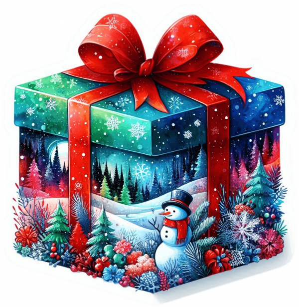 Regalo De Navidad Estampado 01