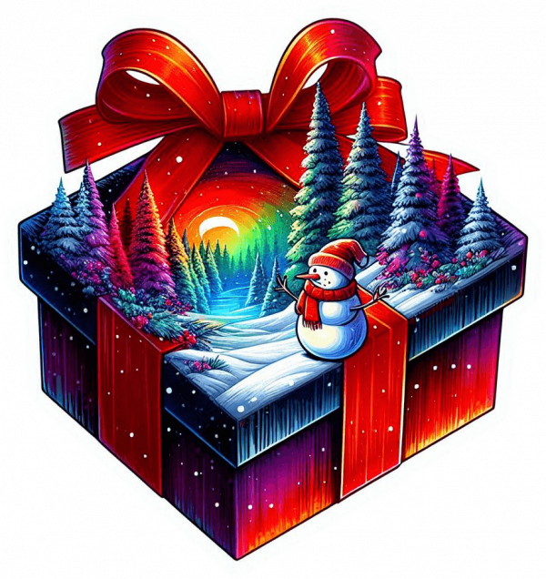 Regalo De Navidad Estampado 02